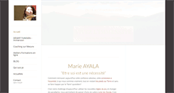 Desktop Screenshot of marie-ayala.com