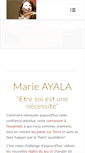 Mobile Screenshot of marie-ayala.com